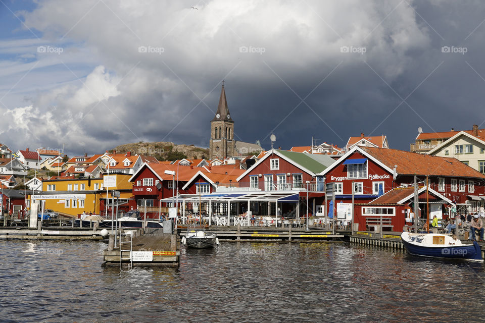 Fjällbacka harbour Sweden 