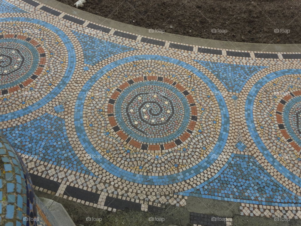 mosaique des bains pompeiens a deauville