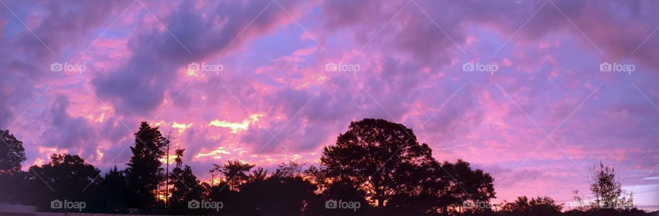 Sunset, No Person, Sky, Evening, Nature