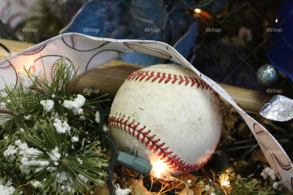 Baseball Christmas Tree 