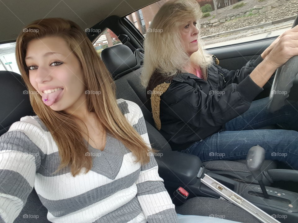 Car, Woman, Seat, Driver, Vehicle