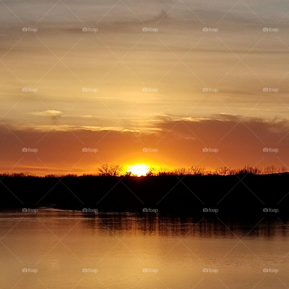 Beautiful evening sky