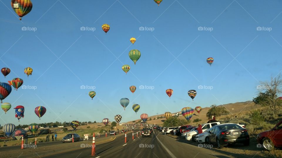 Balloon, Hot Air Balloon, Parachute, Air, Transportation System
