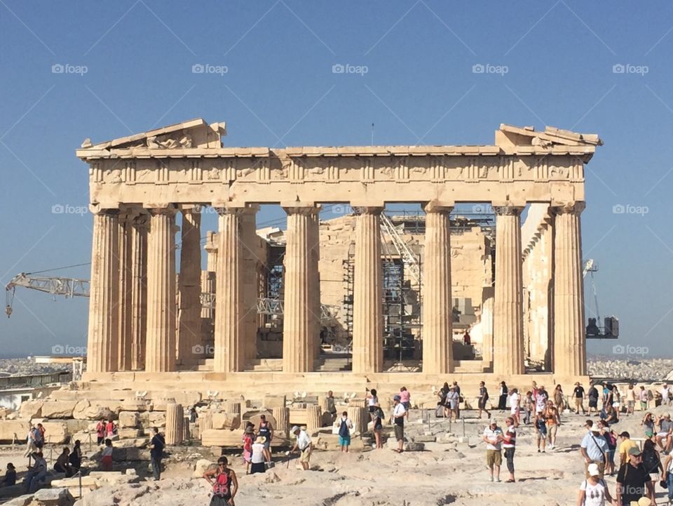 the parthenon. 