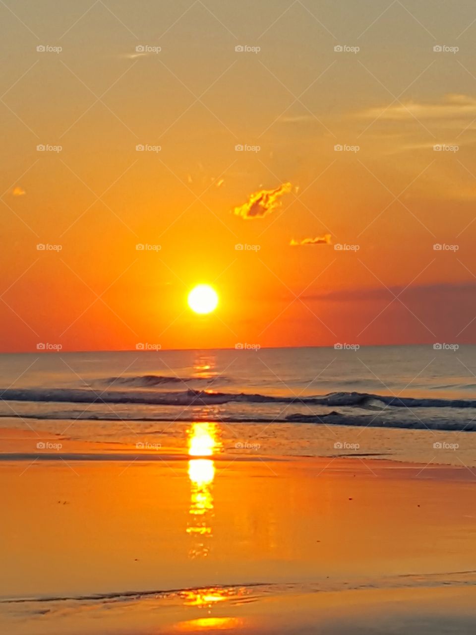 sunrise on the beach