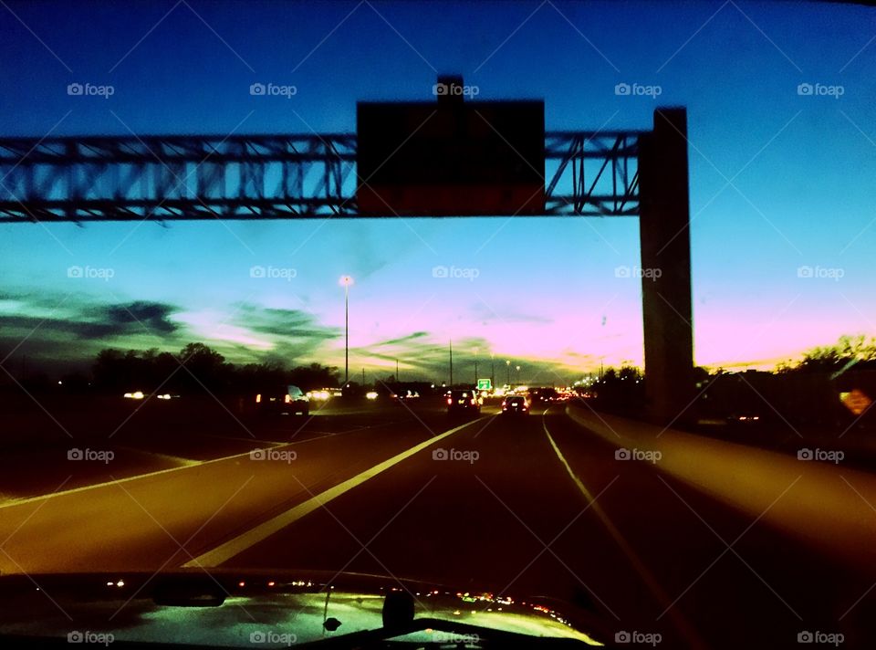 Beautiful drive home.