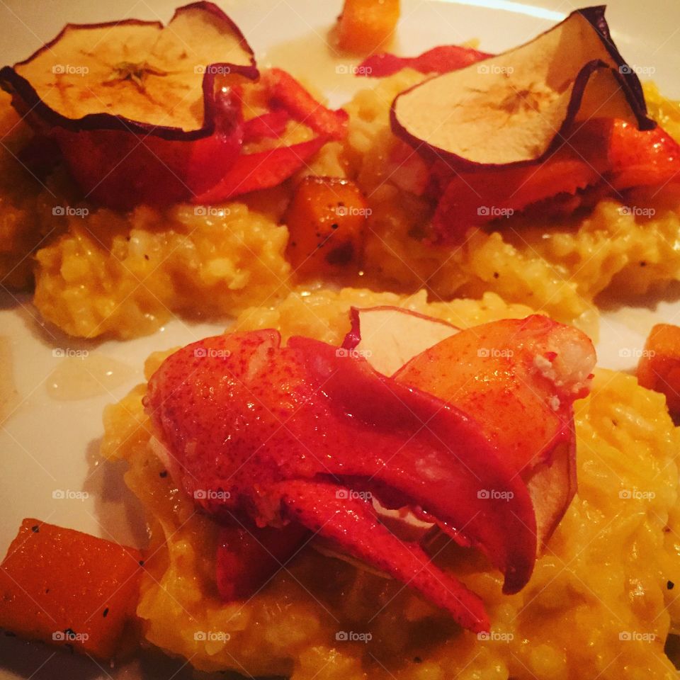 Lobster Risotto, Novio’s Bistro