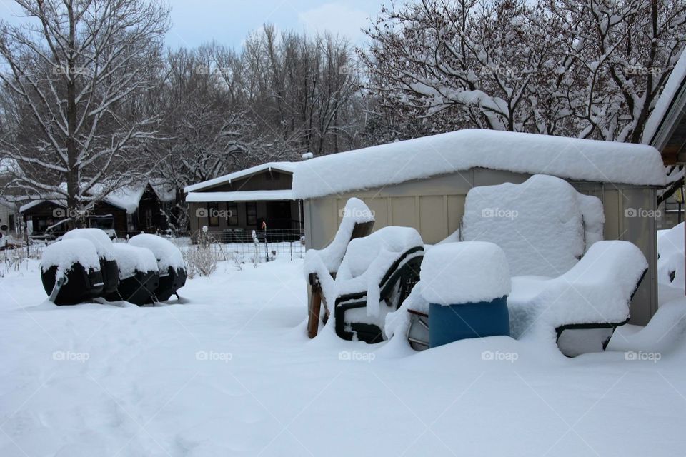 Thick snow