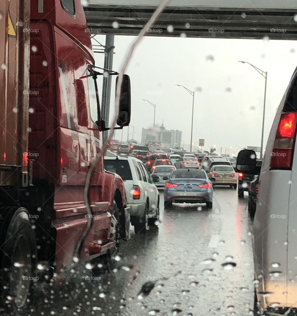 Afternoon Rush Hour Traffic 