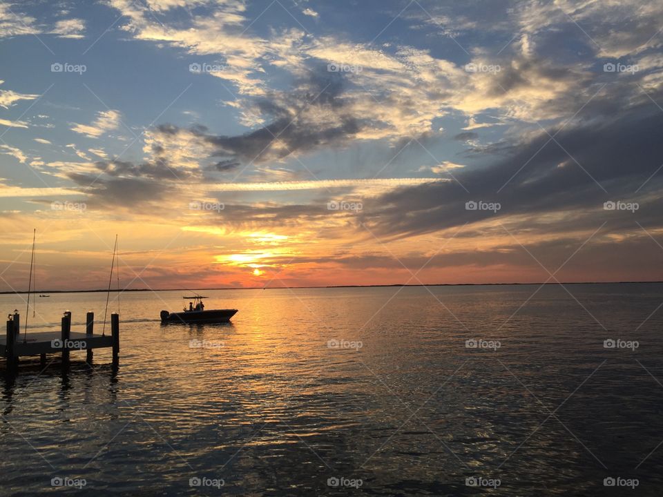 Sunset in Key Largo 