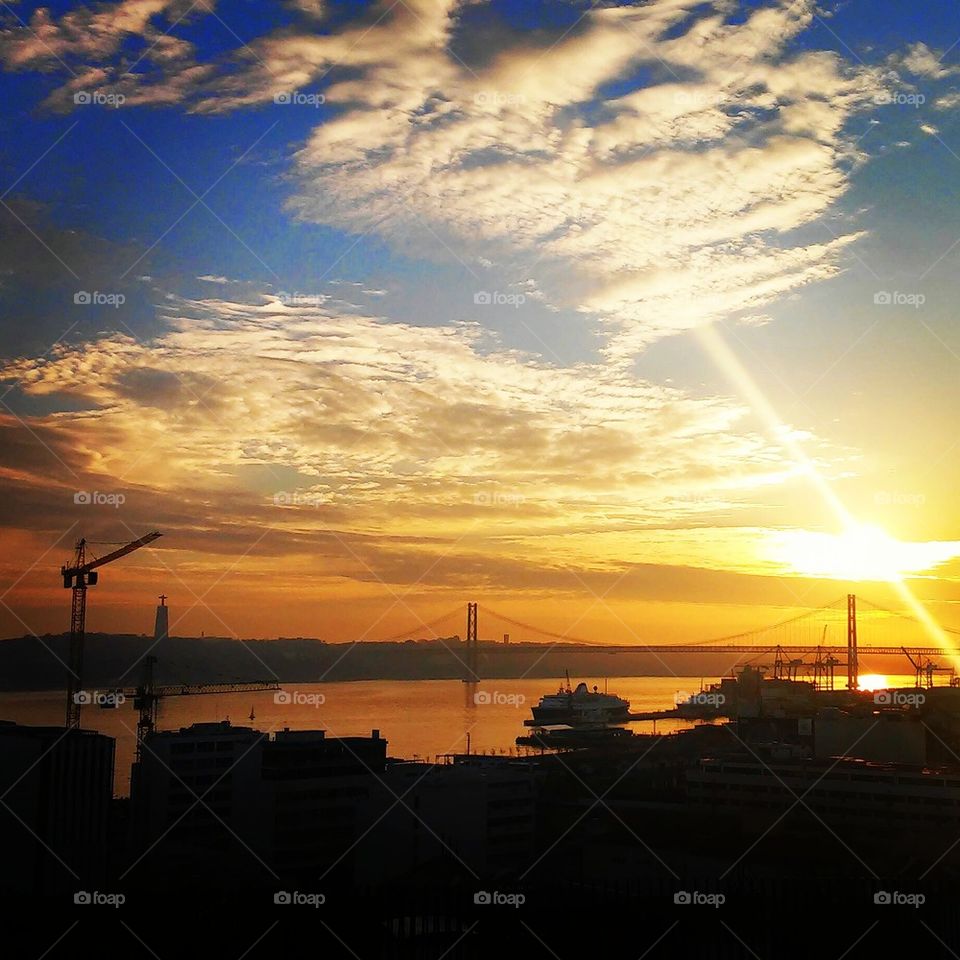 Lisbon sunset 