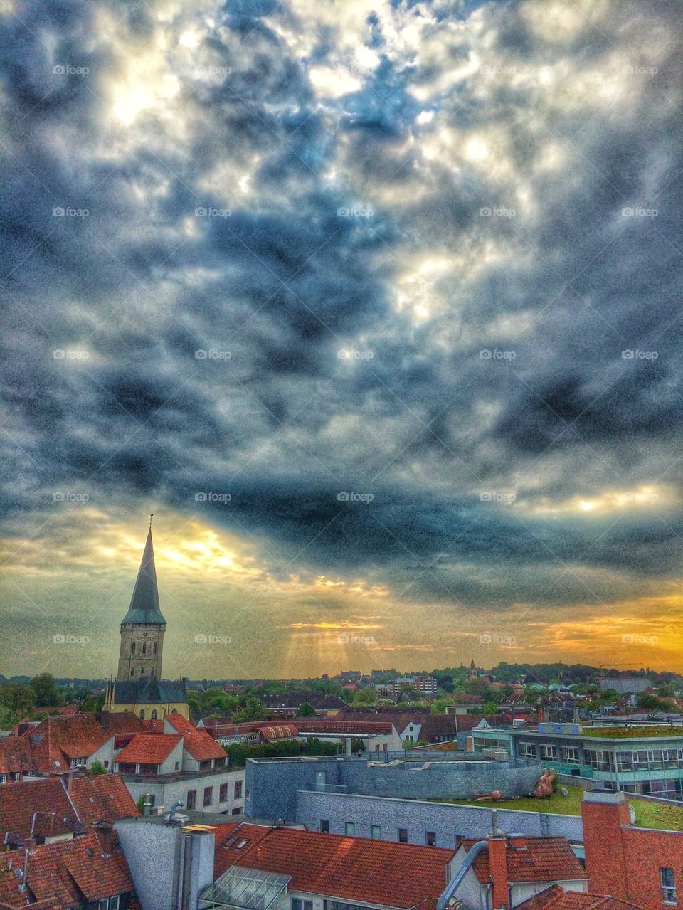 Sunset in Osnabrück 