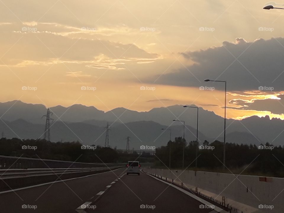 coming back home after a trip