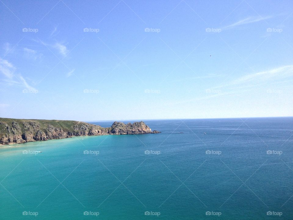 Beautiful blue water 