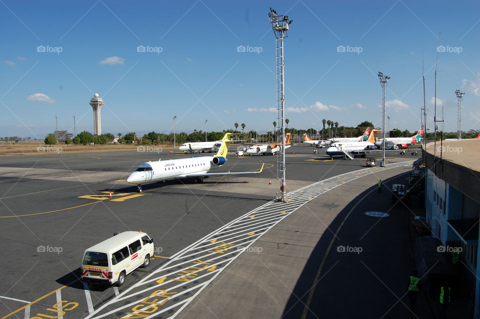 Nairobi Airport Africa.