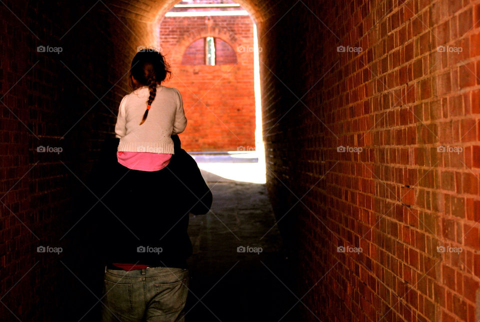 vacation brick hallway bonding by hooksy7