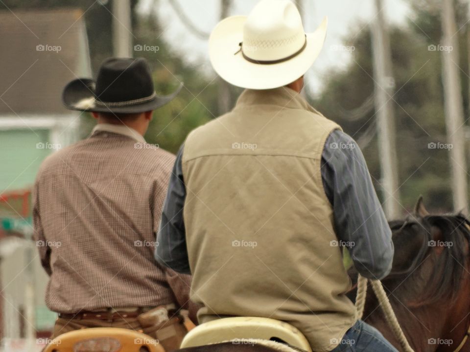 Cowboys On Horseback