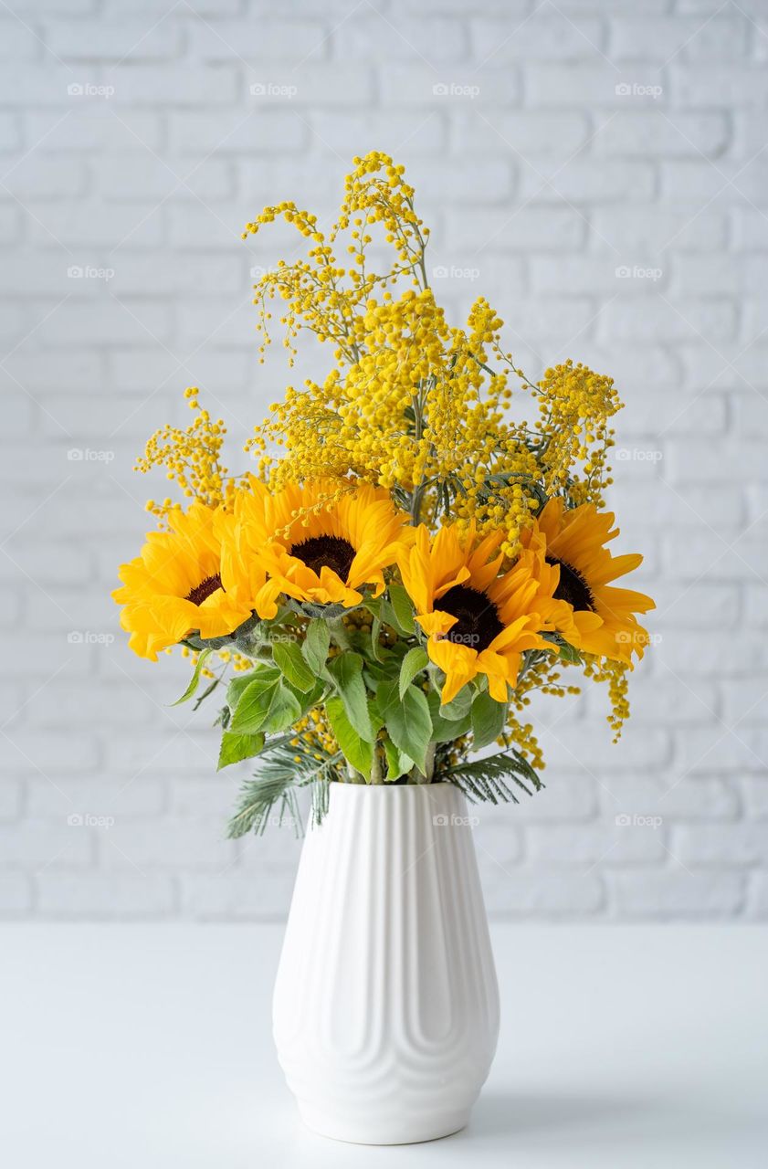 beautiful flowers on the table