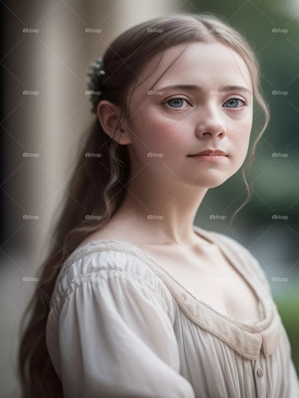 Sad beautiful girl