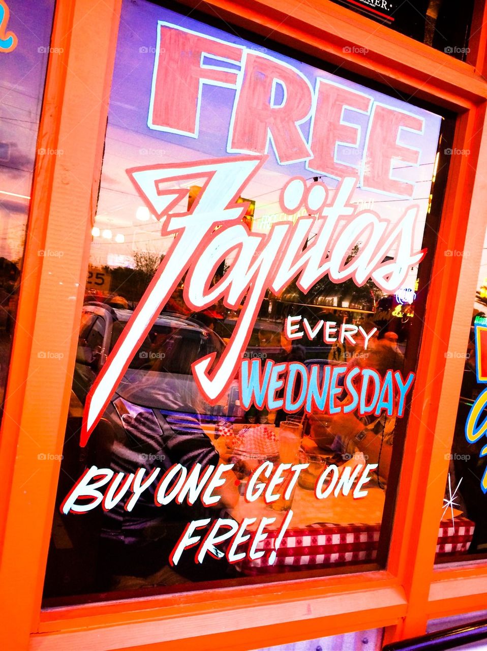 Free Fajitas every Wednesday 