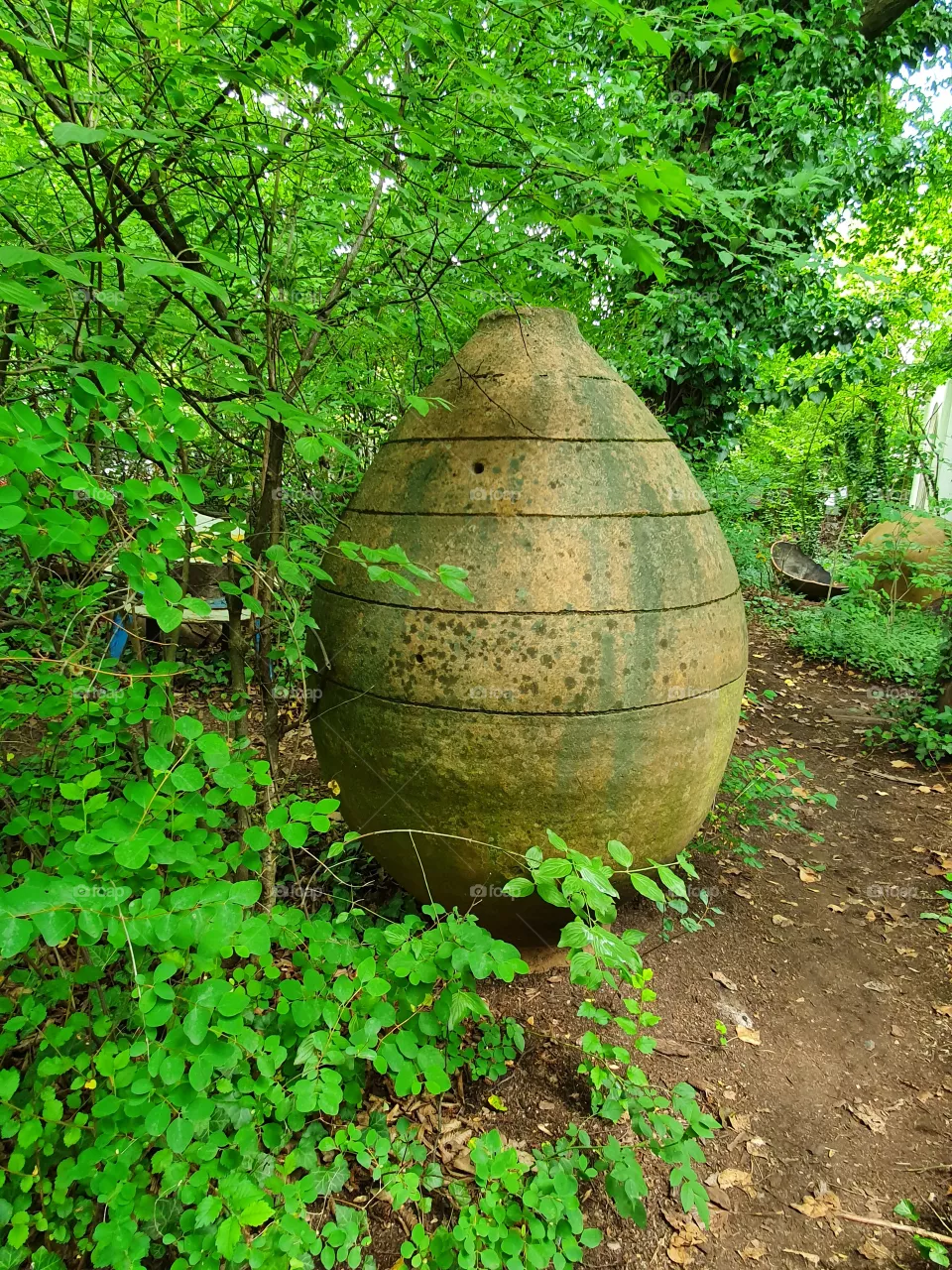 old oil jug