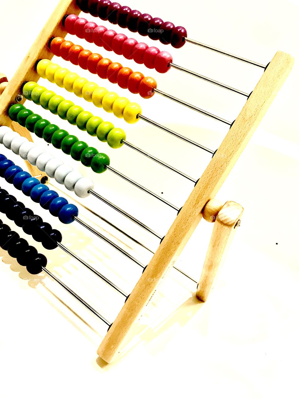 Learning arithmetic on the beautifully colored abacus makes learning math very fun!! 