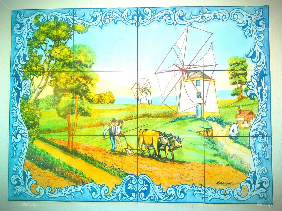 Portuguese tipycal cultural painting