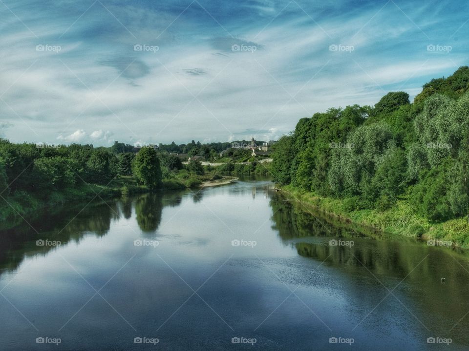 Reflection on the water