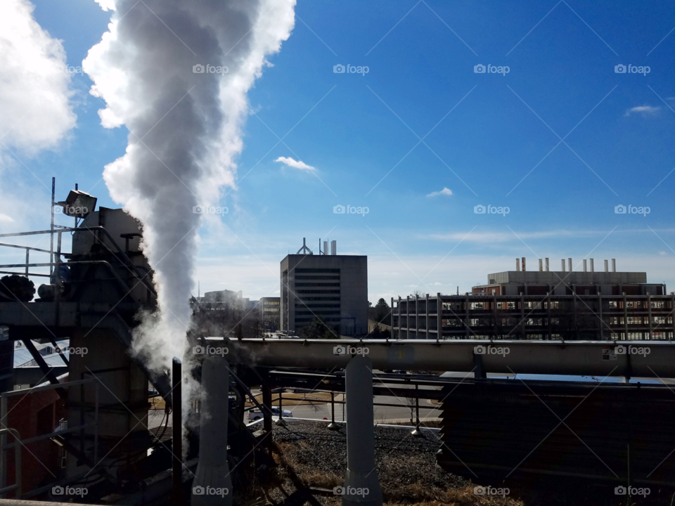 Pumping steam looking over the world and the work continues