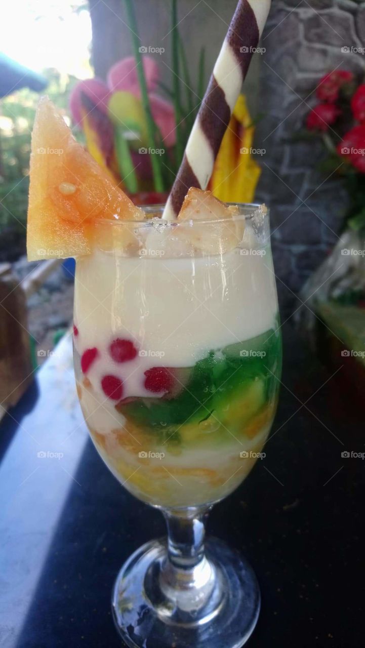 A home made refreshing drink