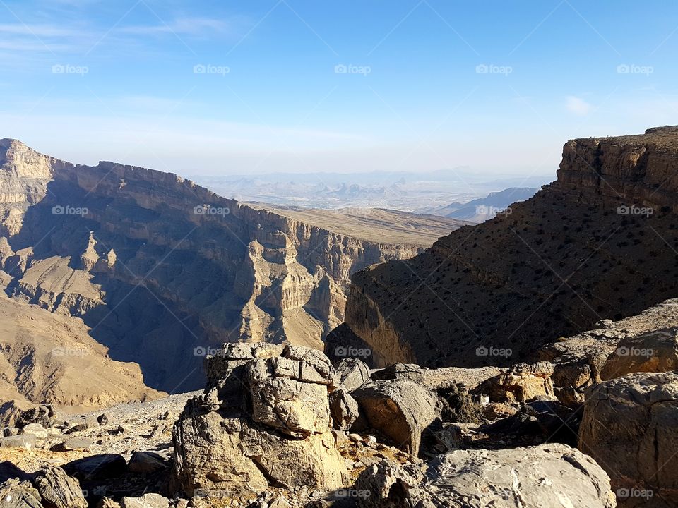 Mountain Range in Oman