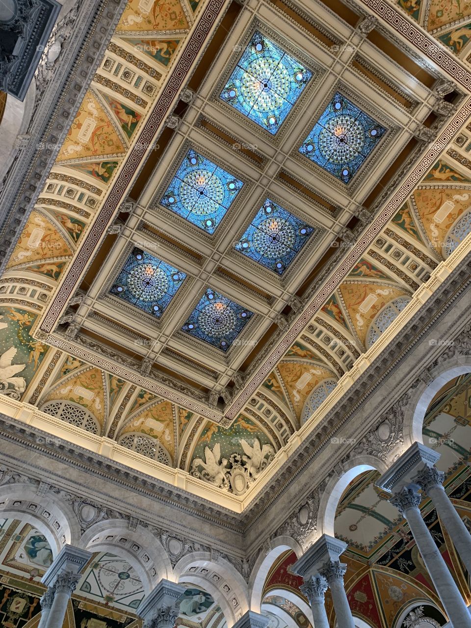 Library of Congress ceiling 