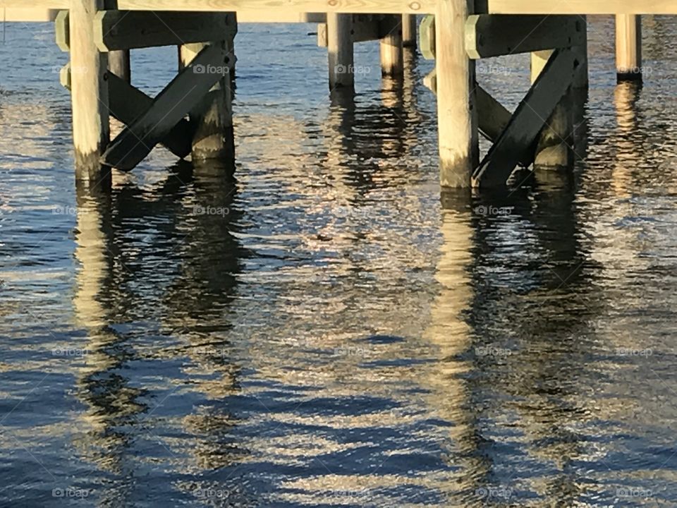 Water, No Person, Reflection, River, Pier