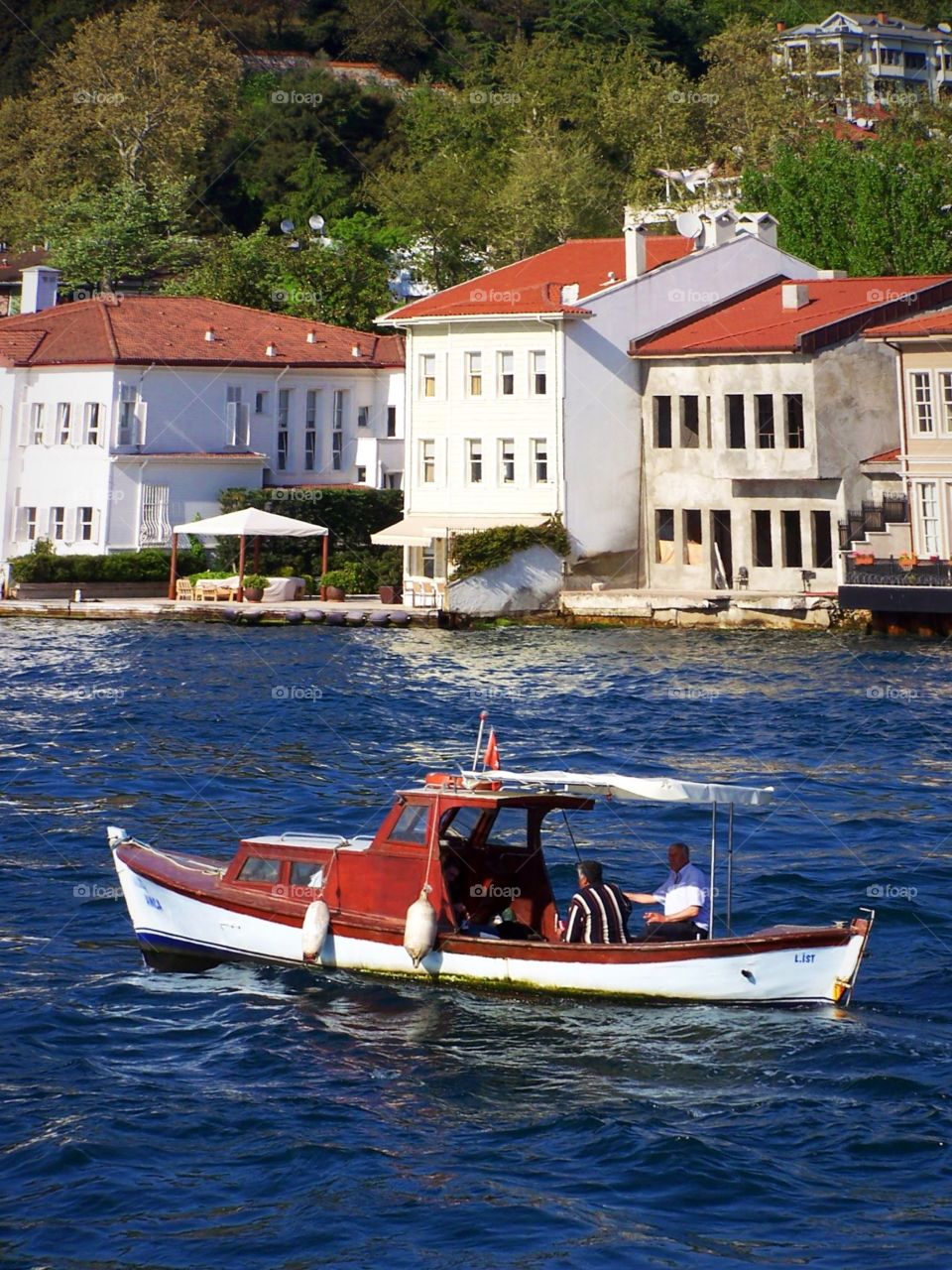 Sailors on the Bosporus Strait, Istanbul, Turkey, Black Sea, sailing, Europe, Asia