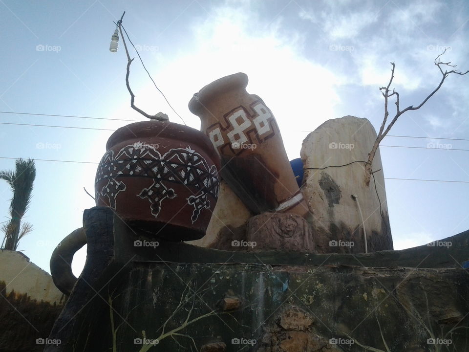 Large jars for a coffee shop in Doucen - Ouled Djellal