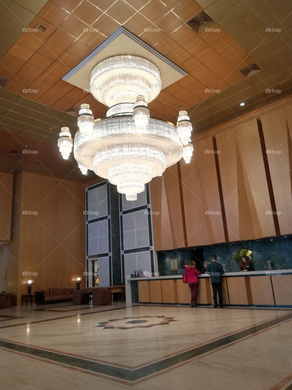 5 star hotel reception in Athens,Greece