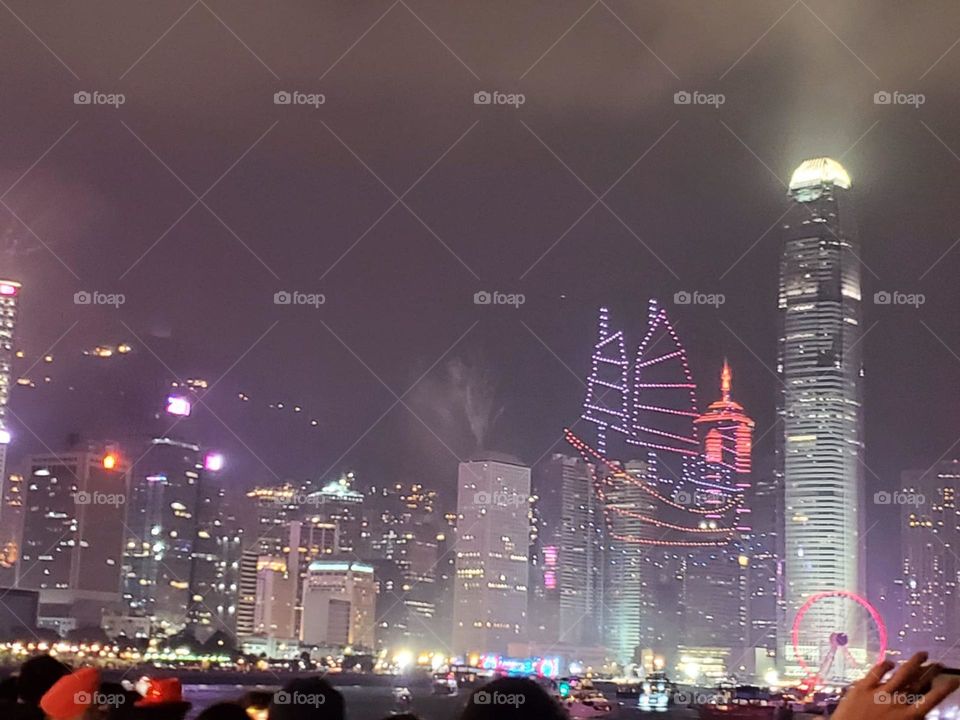 Hong Kong Night View