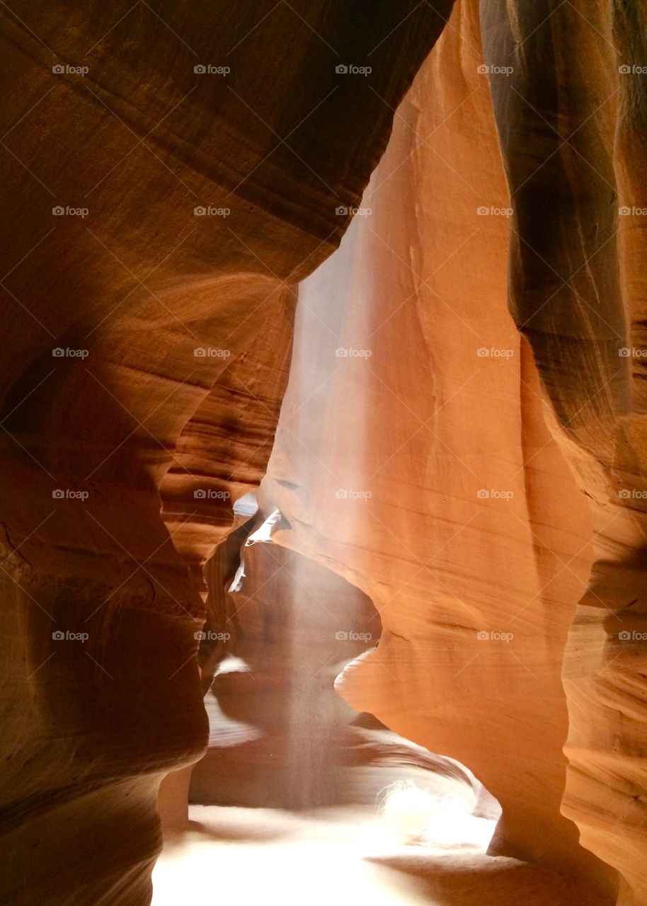 Antelope Canyon Sun Ray
