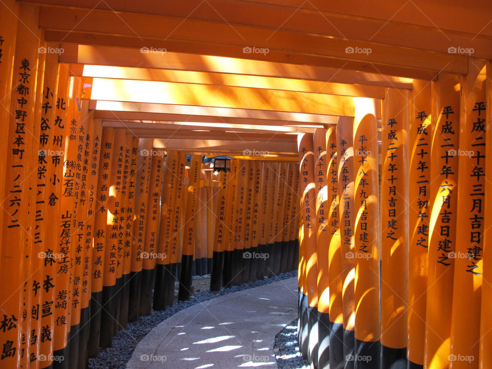 kyoto japan travel mountain orange by trickle