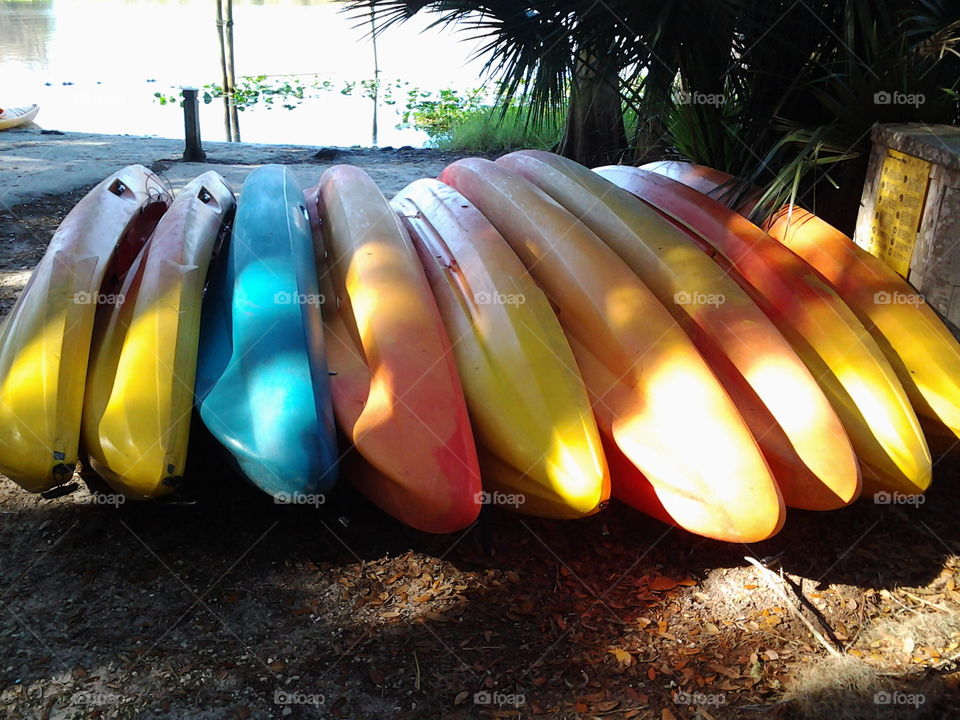 Kolorful kayaks