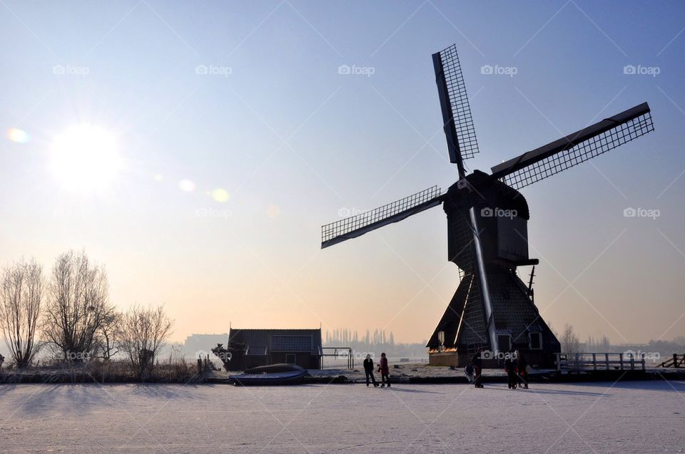 Wind mill at holland