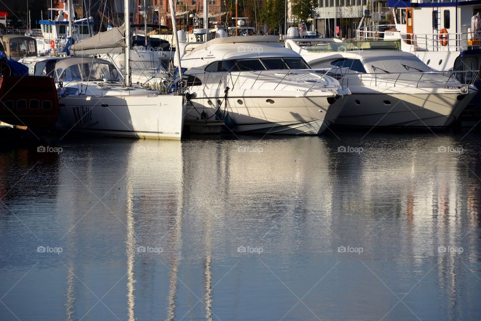 The harbor of Antwerp
