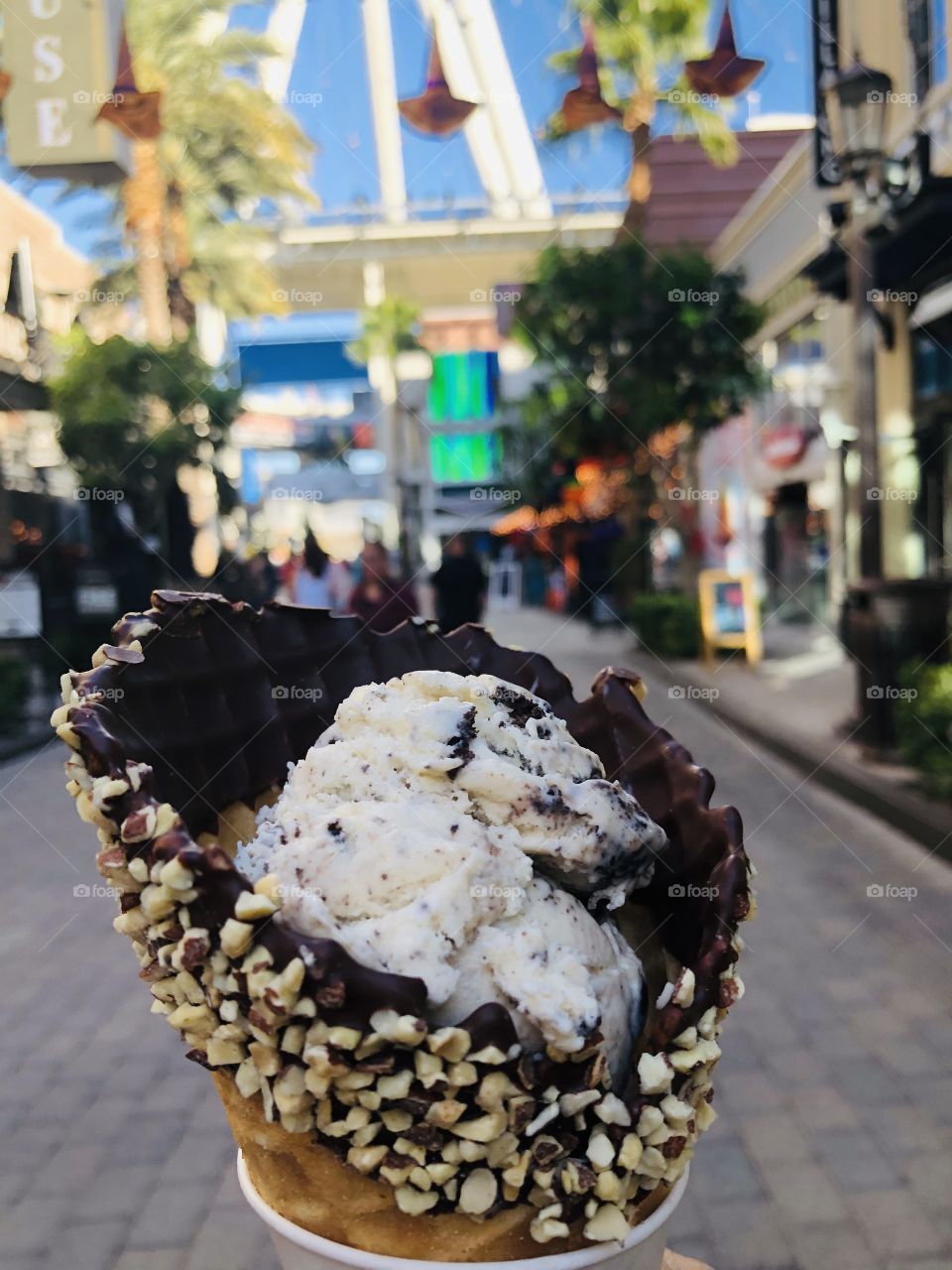 Ice cream in Las Vegas, Nevada 