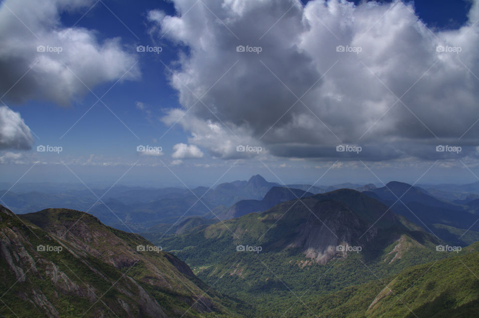 Set of mountains - Serra dos Orgaos.