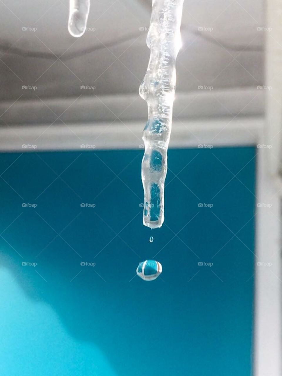 Dripping icicle