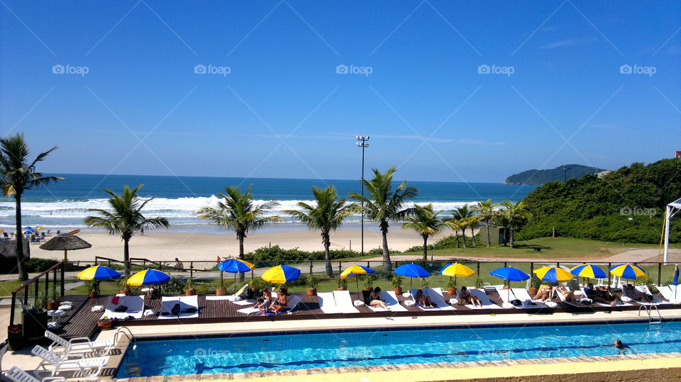 Pool and beach Brazil