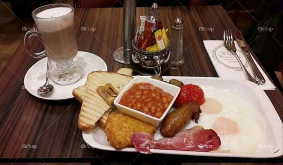 Full English Breakfast in London