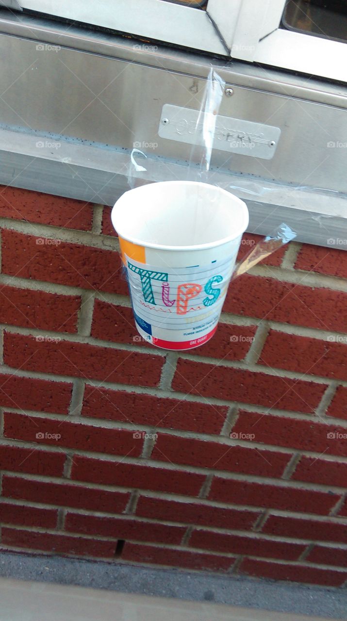 Tips at a drive through