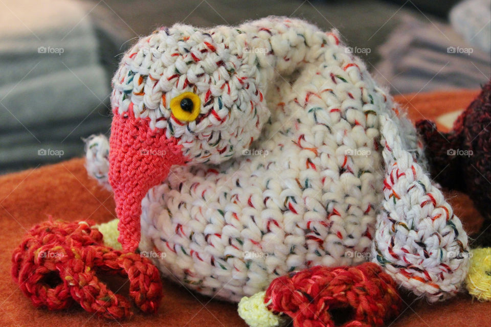 toy bird knitting wool by twilite