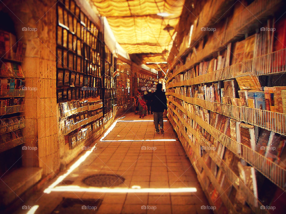 Books Store. Me by the book store, Egypt.